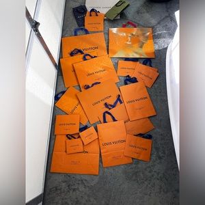 Louis Vuitton bags and some Gucci